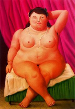 Fernando Botero : Mujer sentada